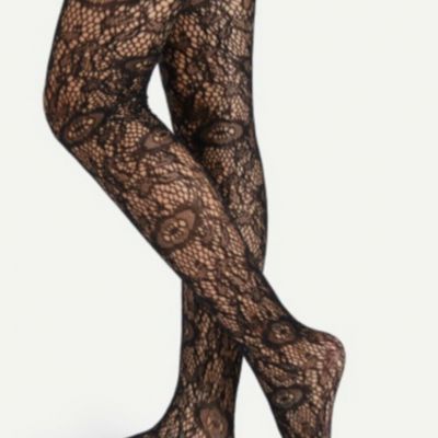 NEW Beileisi sexy floral thigh high black lace top net fashion stockings, soft.