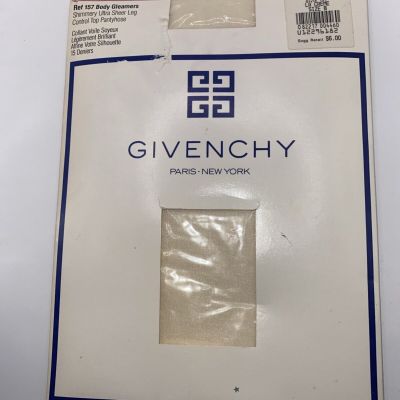 Givenchy Body Gleamers Style 157 Control Top Pantyhose - LA CREME - Size B