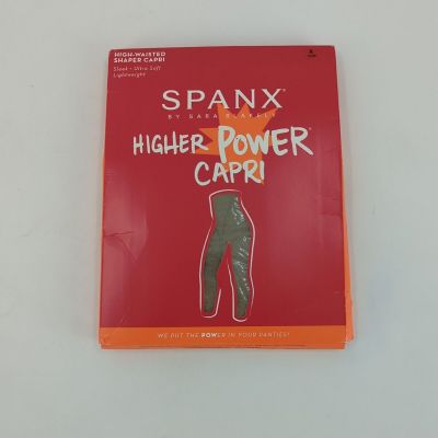 Spanx Women's Nude Higher Power High Waist Shaper Capri Size A Ultra Soft Sleek