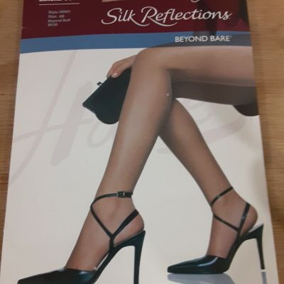 ONS HANES SILK REFLECTIONS BEYOND BARE CONTROL TOP BEYOND BUFF AB