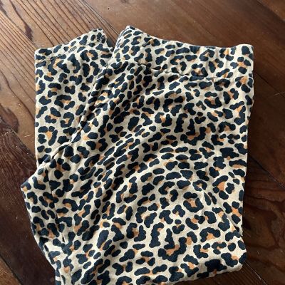 Lane Bryant (Size G/H) Cheetah Animal Print Cotton Leggings
