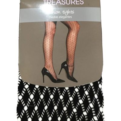 Sexy Black Fishnet Tights Pantyhose Tights Halloween Work Costume Accessory Sz 2