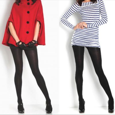 2-pack Premium Fleece Lined Tights Stylish & Warm (Footed & Footed)