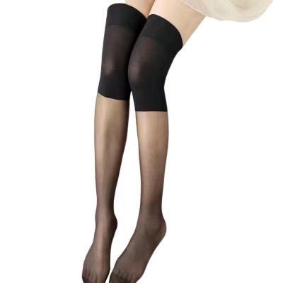 1 Pair High Stockings Anti-hook Knee Protection Thermal Cuttable Summer Ac