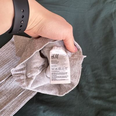 Soft, rib-knit tights Size S H&M