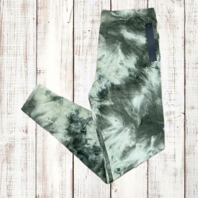 Women’s Leggings Plus Size 3X-4X NWT Tie Dye Olive Green Stretchy High Waist
