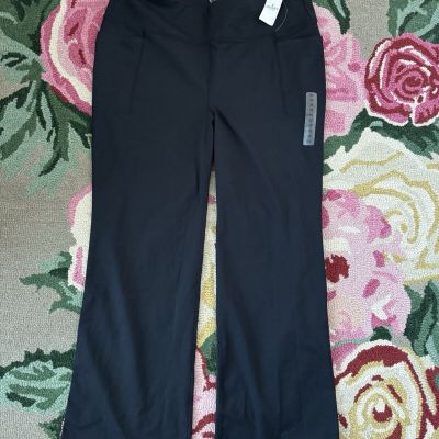 NEW Jockey Black Ladies High Rise Flare Leggings-size 3X