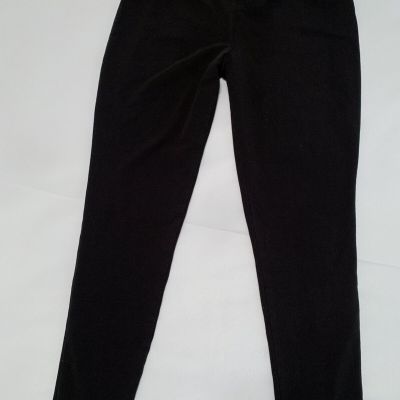 leggings Womens size XL black with elastic waist Polyester Blend (P252)