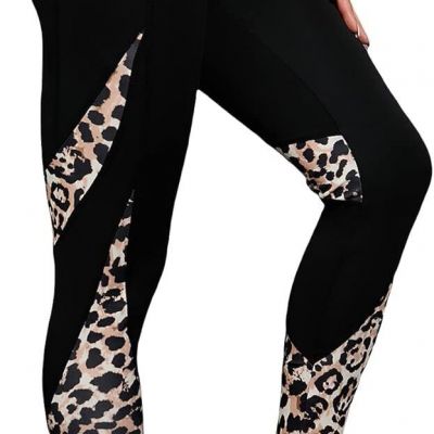SOLY HUX High Waisted Graphic Print Leggings for Women Yoga Workout Pants with P