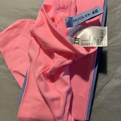 Mugler x H&M - Tights - Size Medium - NWT - Pink Pantyhose (1 Pair)