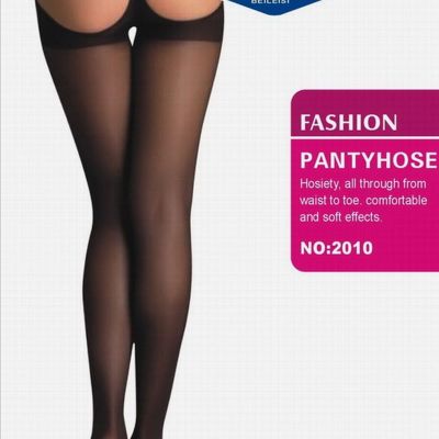 Lady Sexy Pantyhose Hollow Out Fishnet Sheer Tights High Stockings Black US Ship