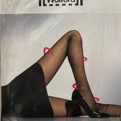WOLFORD Pure Energy 30 Leg Vitalizer 18373 - Size Small - Black - New