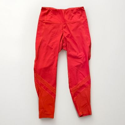 Old Navy Red Elevate Leggings Womens Size Large Athletic Athleisure Workout