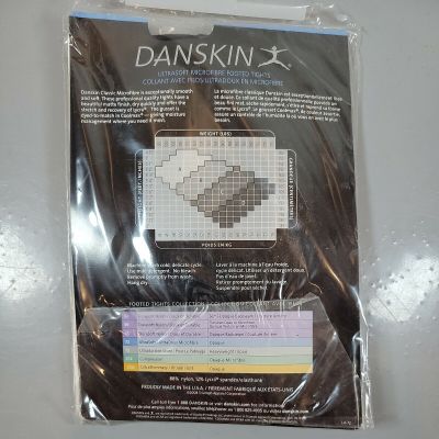 Danskin womens Ultrasoft Microfiber Footed Tight Black A, Black, Size A style 72