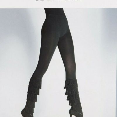 Wolford Fringe Tights Opaque Tights Color: Black Size: Extra Small 18780 - 50