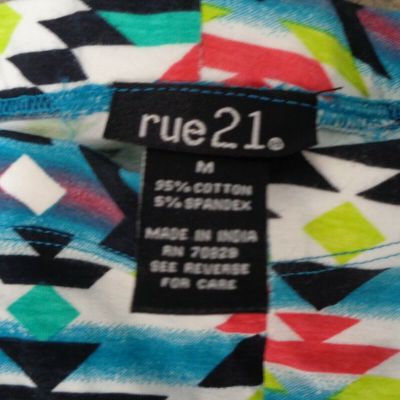 Rue 21 Soft Knit Multi-Color Aztec Leggings Style #9490 SIZES   S  M  L