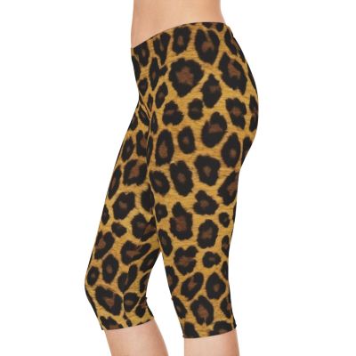 Leggings, Yoga Capris, Workout, Leopard Print Activewear, Gym, plus size