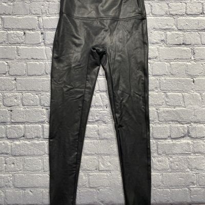 Jane and Bleecker High Rise Faux Leather Leggings Size M Black E-Girl Biker Chic