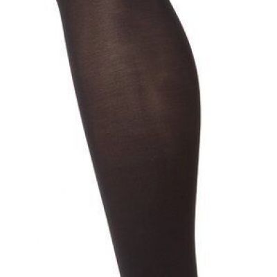 Womens Footless Tights Black One Size Fits Most Pantyhose Hosiery Girl Sparkle