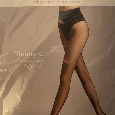 Wolford Tummy Control 20 Tights Color: Carmel Size: Small 18517 -11