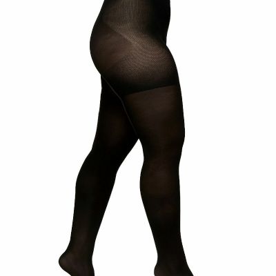 Berkshire Womens Easy On Max Coverage Tights Plus Size 3 1X-2X PLUS Black BY81