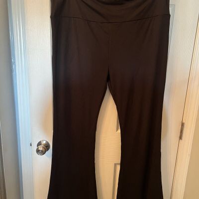 High Waisted Flair Leggings Stretchy Soft Comfortable Plus Size 22
