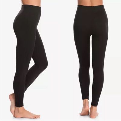 Spanx Look at Me Now Seamless Leggings Black Shapewear Pant Sz 1X