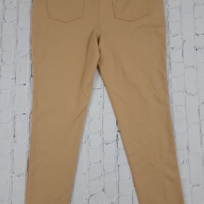 Style & Co Womens Sz 24 Mid Rise Comfort Waist Pull On Ponte Caramel Jeggings