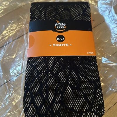 NWT Women's Spider Web Net Tights - Hyde & EEK! Boutique Size 1X/2X