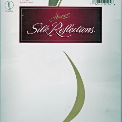 Hanes Silky Reflections Silky Sheer Control-Top Style 717, Size CD Little Color