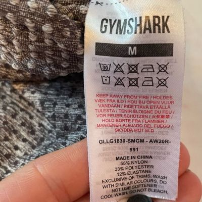 Gymshark Women's Seamless Workout Leggings Grey Marl Sizes medium