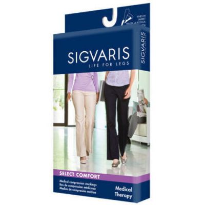 Sigvaris 860 Select Comfort Series 20-30 Women's Knee High Stocking Closed Toe