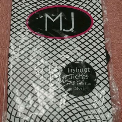 2pk MJ Molly Jacobs Women Fishnet Tights Small Large Holes One Size Fit Most New
