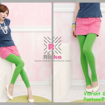 Micro Fiber Nylon Leggings- Vibrant Green (Super Soft!! Super Comfy!!)