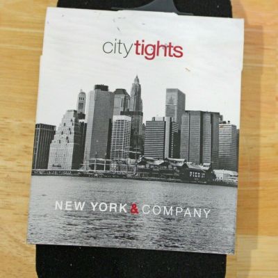 NWT New York and Company Black City Tights Sz S
