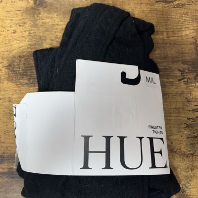 Hue Sweater tights black size M/L New