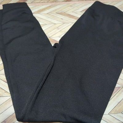 Time and Tru Women Black Leggings Fleece-Lined Size XXL 20