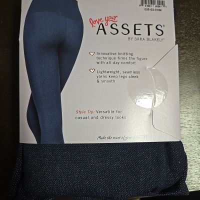 Love Your Assests By Sara Blakely Seamless Leggings Size 1X Denim Wash