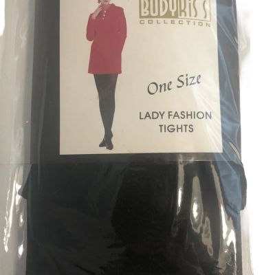 Body Kiss Collection Black Stockings Lady Fashion Tights Vintage