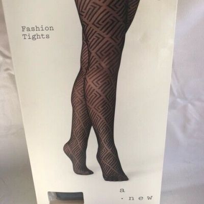 A New Day Women's Geo Square Sheer Tights Size M/L