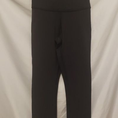 REEBOK Lux 3/4 Tight Leggings Sz 2XS Black Capri Yoga Running Workout