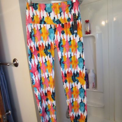 NWT women's leggings New Mix Size plus multi-color bright colors