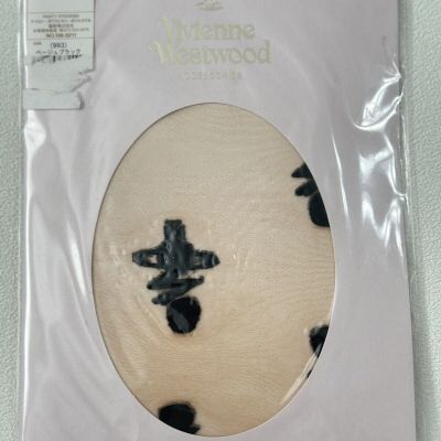 Authentic Vivienne Westwood women pantyhose with abstract orbs pattern tights