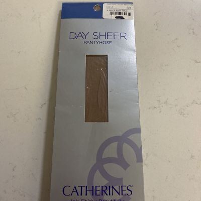 CATHERINES Day Sheer Pantyhose Size A Beige