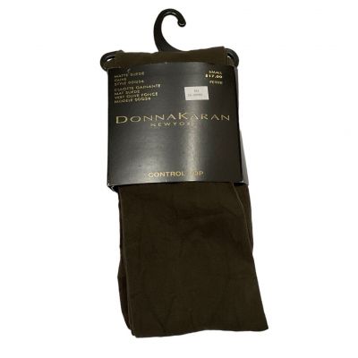 Donna Karan Matte Suede Tights Control Top Size Small