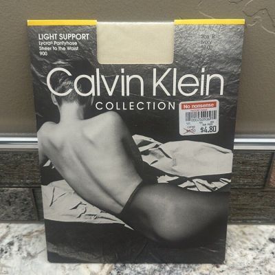 VTG 1990 Calvin Klein Collection Daytime Sheer Pantyhose #900- Size B Ivory- NEW