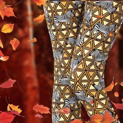 Zebra Safari Buttery Soft Leggings Size Plus Size