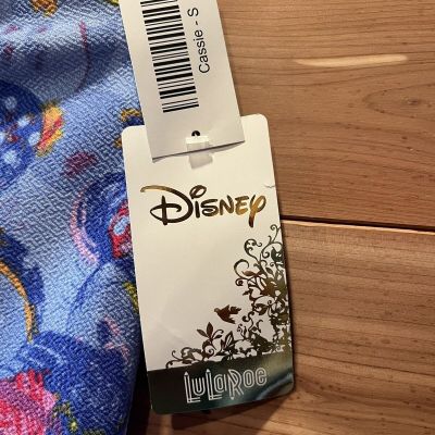 LuLaRoe Disney Cassie Style size Small Blue Skirt Mickey & Minnie New With Tags
