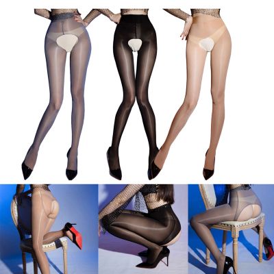 US Pantyhose Dance Lingerie Newly Sheer Sexy Tights Stockings High Waist Womens