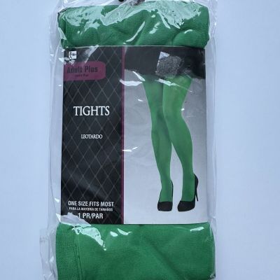 Green Tights Leotards St. Patrick’s Day Costume Adult Plus Up To 200 Lb NEW